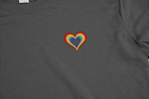 T-shirt ami de cœur homme : collection de tops unisexe en coton