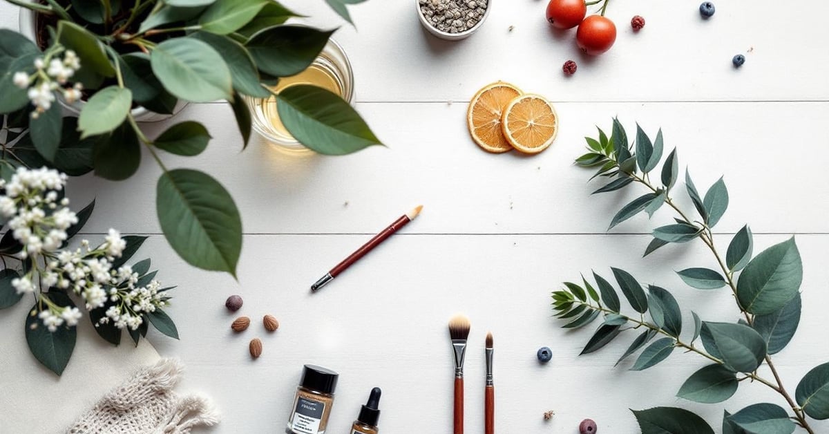 Vue de dessus d'une retoucherie à Paris sur fond clair, éclairage naturel, textures réalistes.