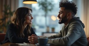 Égalité femme homme : une femme et un homme côte à côte dans un environnement professionnel moderne