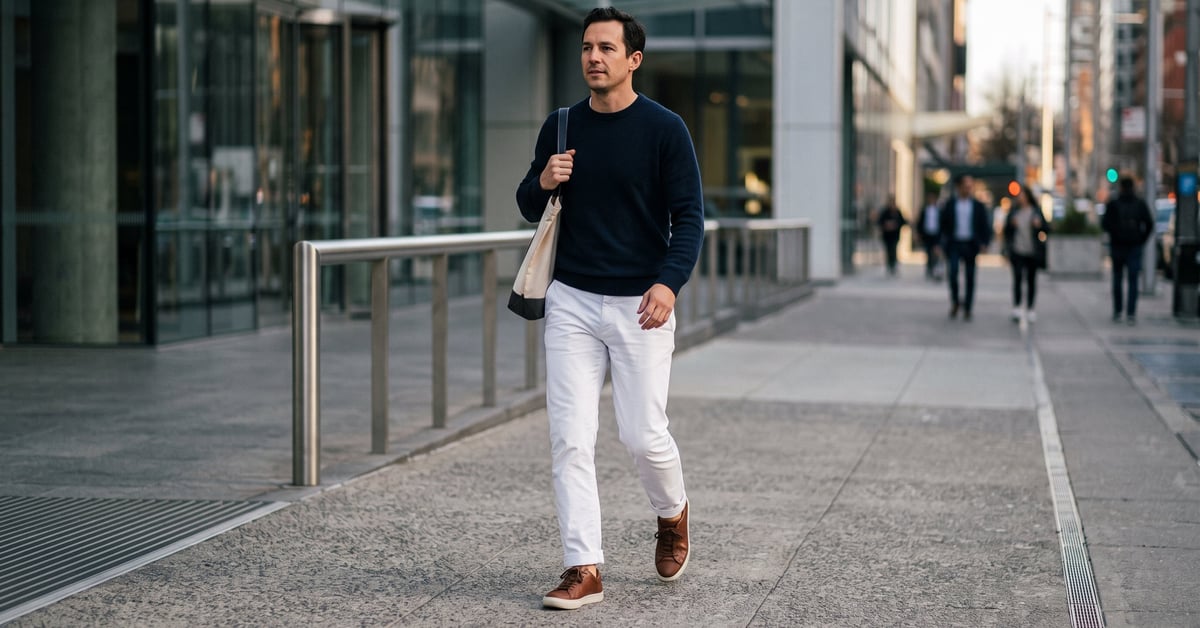 Pantalon blanc homme : comment le porter sans fausse note