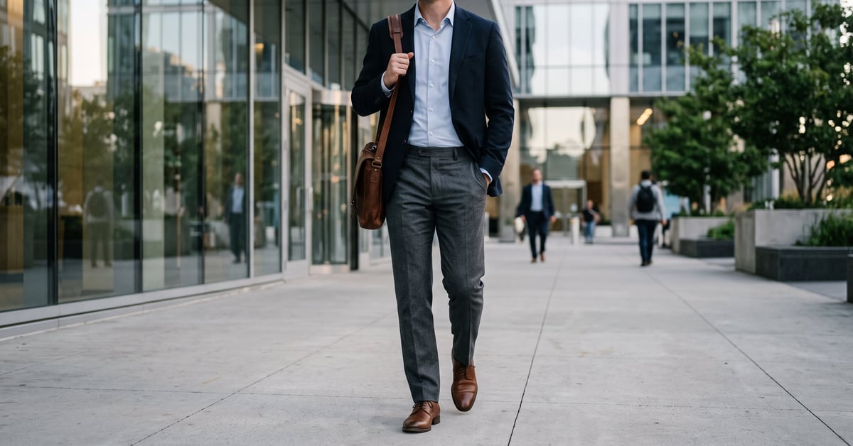Pantalons homme habillé : comment choisir la coupe qui vous va vraiment